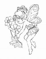 Coloring Fairy Printable Pages Kids Coloringbay sketch template