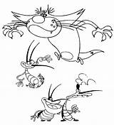 Oggy Cockroaches Coloring Pages Print sketch template