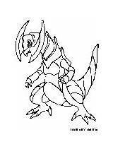 Pages Pokemon Coloring Dragon Haxorus Color Fun sketch template
