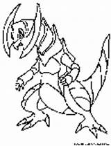 Pages Pokemon Coloring Dragon Haxorus Fun sketch template
