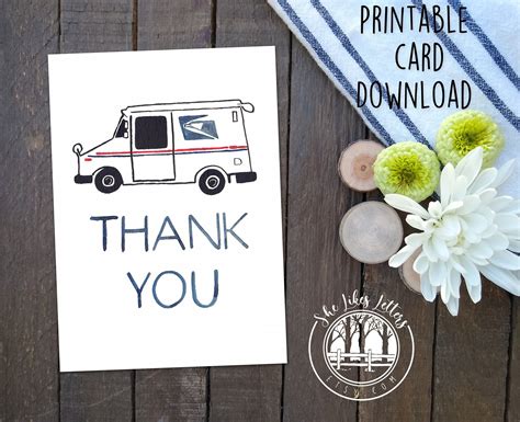 mail carrier  printable   idea  package