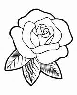 Rose Flower Coloring Pages sketch template