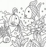 Fish Coloring Pages Cute Tropical Print Educative Forget Supplies Don sketch template