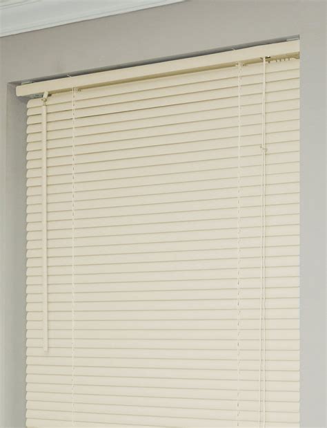 cordless window blinds mini blinds  slats alabaster beige cream