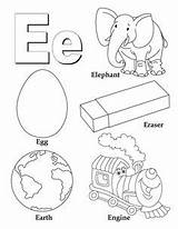Letter Coloring Alphabet Printable Preschool Pages Kids Sheets Letters Learning Activities sketch template