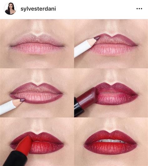 Pin By Diamondroseev 👸🏻💕 On Makeup Tips Tutorials Ombre Lips How To