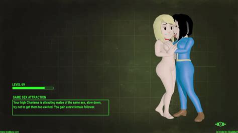 same sex attraction vault girl [fallout4] shadman skudbutt the rule 34