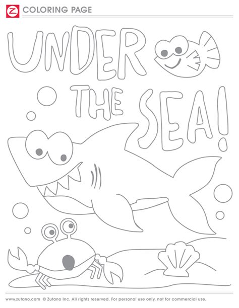 sea coloring pages  kids coloring home