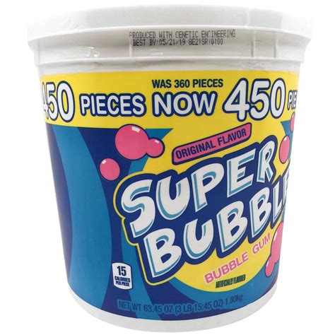 super bubble original bubble gum  oz  ct pack