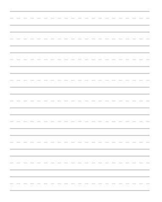 handwriting practice pages  kindergarten  preschool blank