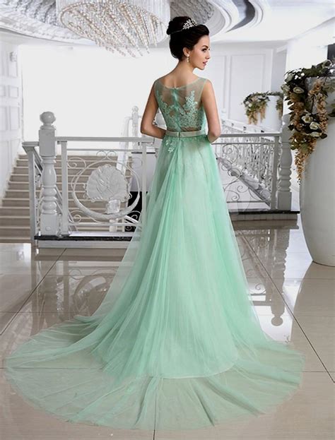 Seafoam Green Wedding Dress