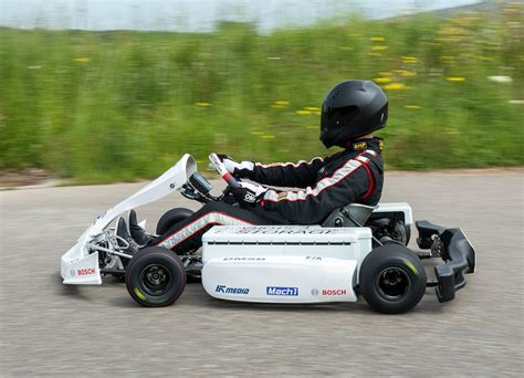 bosch develops electric powertrain  racing kart prototype torque