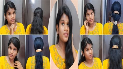 Top 5 Simple Traditional Hair Styles In Tamil Simple Hair Styles In