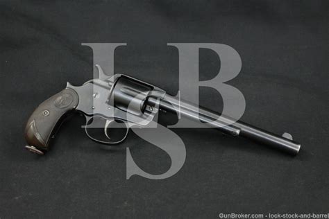 colt model  double action frontier   wcf revolver  antique lock stock barrel