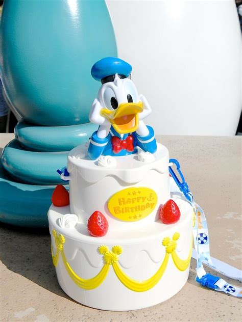 Tokyo Disneyland Donald Happy Birthday To Me Popcorn Bucket Birthday