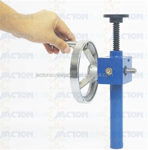 high reliability  performance jtc series hand operated lifting jacks worm gear mechanism