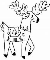 Kerst Rendier Kleurplaten Renne Reindeer Hert Inkleuren Babbo Rentier Animaatjes Tekeningen Kerstmis Poetizzando Plaatje Margherita sketch template