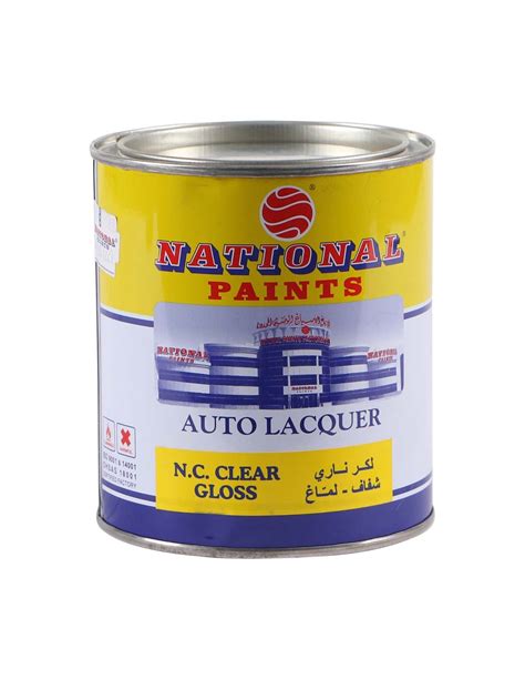 national auto lacquer nc clear gloss  ltr
