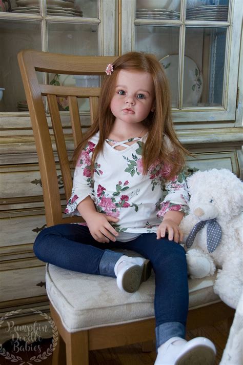 custom order reborn child size doll baby girl angelica  reva schick