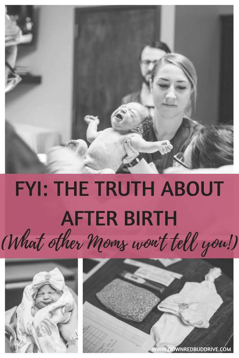 fyi the truth about after birth what other moms won t tell you