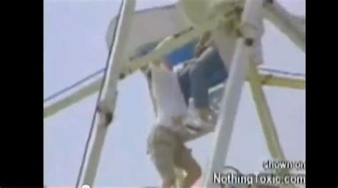 terrifying amusement park accidents caught  tape video