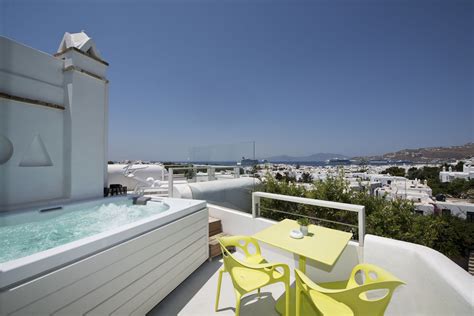 superior double sea view rooms  spa semeli  hotel mykonos