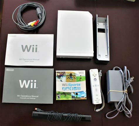 nintendo wii white console  wii sport play occasion games  icommerce  web