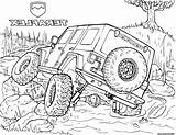 Jeeps sketch template