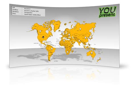 world map template  powerpoint youpresent