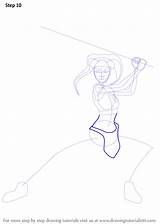 Aayla Secura Step Wars Star Draw Drawing Drawingtutorials101 Tutorials sketch template