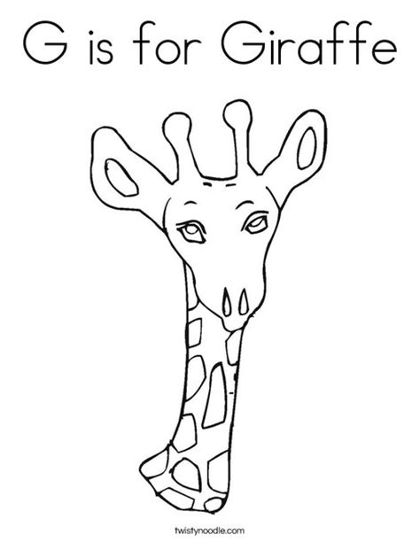 giraffe coloring page twisty noodle
