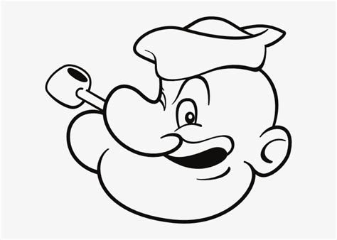 popeye clip art popeye coloring pages  transparent png