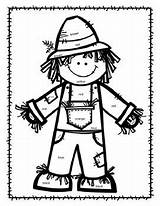 Scarecrow sketch template