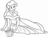 Coloring Ariel Pages Disney Popular Princess sketch template