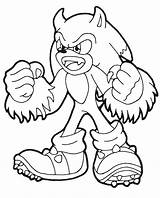 Sonic Hedgehog Coloring Pages Printable Color Print Sheet Monster Cartoon Onlinecoloringpages Top sketch template