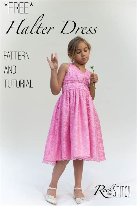 rock  stitch  halter dress pattern  tutorial