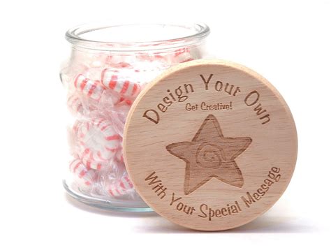oz personalized candy jar design   hat creek candle