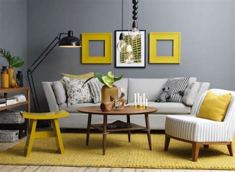 hot color combo yellow gray grey  yellow living room yellow living room gray living