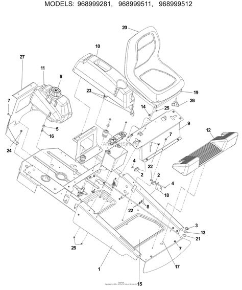 husqvarna     parts diagram  chassisframes