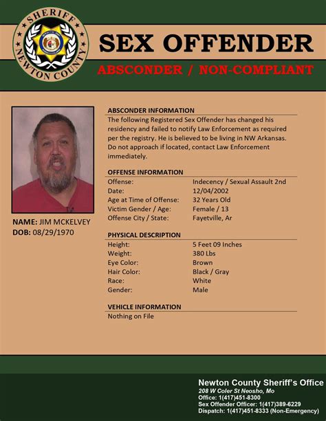 newton county sheriff s office seeking sex offender who