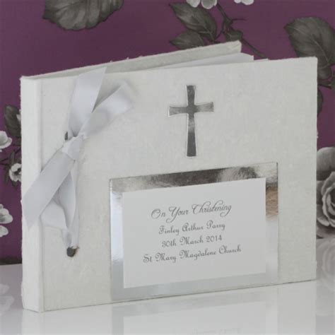 personalised christening photo album the t experience
