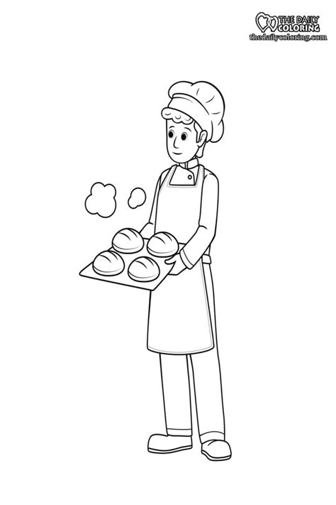 baker coloring pages  daily coloring