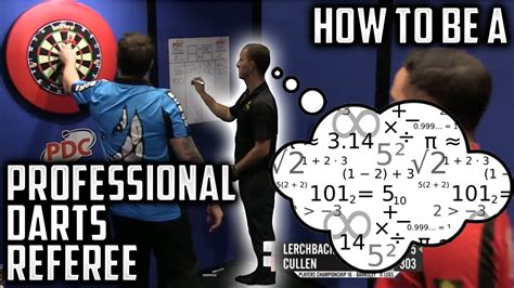 darts referee learn   count    pdc referee youtube