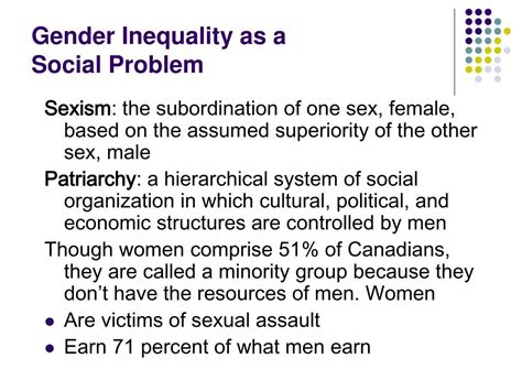 ppt social problems sexism and gender inequality powerpoint