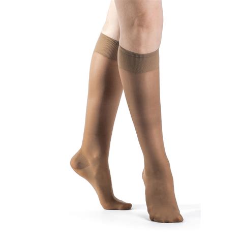 sigvaris sheer fashion calf high compression stockings 15 20 mmhg size