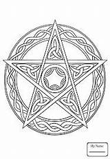 Wiccan Pentagram Wicca Witch Pagan Symbole Witchcraft Pentacle Colouring Xing Kostenlose Malvorlagen Supercoloring Google Esoterisme Goddess Drukuj sketch template