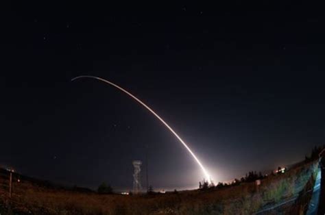 icbm missile successfully launched from us air base in california
