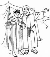 Joseph Coloring Pages Jacob Son Bible Kids Sunday School sketch template