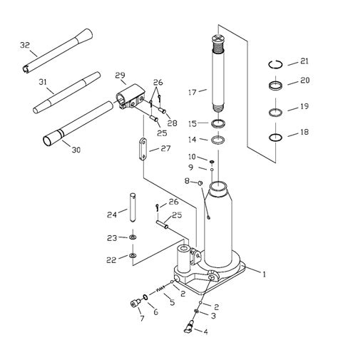 hydraulic jack parts diagram wiringhut