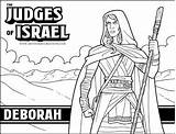 Judges Deborah Jephthah Samson Lessons Ehud Abdon Daughter Sellfy Goliath sketch template